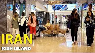 Real IRAN 🇮🇷Walking tour Inside Mica mall in kish island 🏝️میکامال کیش