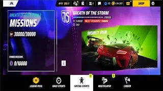 Asphalt 9 special Event Breath Of The Strom 3 Money Run