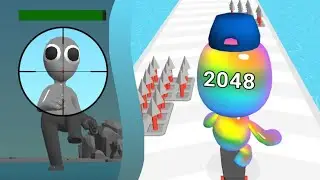 THE ALIEN IS REAL! 👽 Unlocking the Boss in Man Runner 2048!