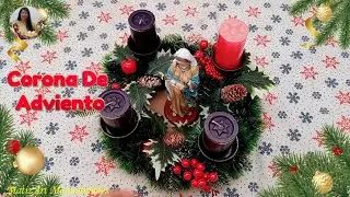 ♥️COMO HACER UNA CORONA DE ADVIENTO FACIL Y RAPIDO
