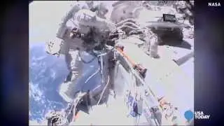 Talk a walk in space with ISS astronauts