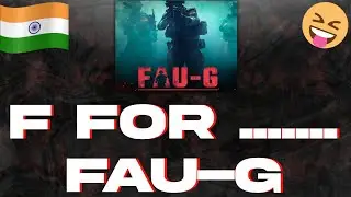 😂FUNNY FAU-G GAMEPLAY | F FOR FAUG, REVIEW.
