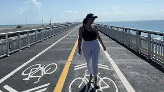 Old Seven Mile Bridge reopened #sevenmilebridge #floridakeys #pigeonkey