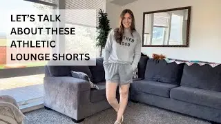 Try-On This Athletic Lounge Shorts with Me | PINSPARK Sweat Shorts Review | Summer Fashion 2024