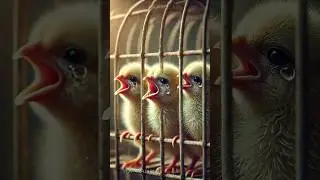 Owl 🦉 takes care of baby chicks,❣️ who protect them from coyote #animals #zoo #shorts #ytshorts