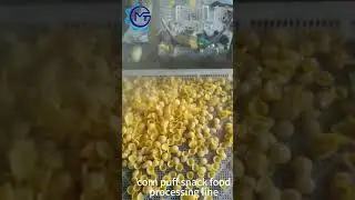 how to make corn puff snack food?
