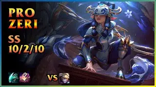 PRO Zeri Replay Kongdoo Monster [SS/krats aira] | KDA 10/2/10 SUP (KR)