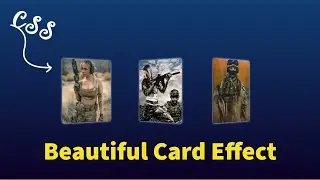 Responsive card hover effect/css hover 3d card effect/make 3d flip card using html css#No_Limit_Code