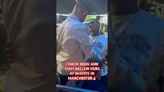 CONOR BENN AND TONY BELLEW HERE AT MISFITS IN MANCHESTER🔥