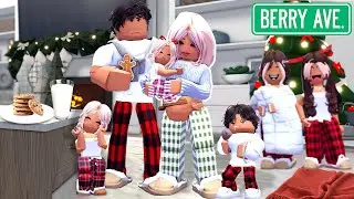 COZY CHRISTMAS EVE WITH THE FAMILY! GETTING READY FOR SANTA *VOICED* BERRY AVENUE