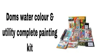 Doms water colour & utility complete painting kit #youtube #arts #doms