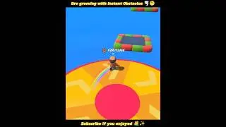 Bro grooving with Instant Obstacles 🌪️😬 ability keys unlock 💀 #stumbleguys #roblox #shorts