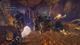 Risen 3: Titan Lords - max level difficulty with weak character - VS Nekroloth (final boss) gameplay