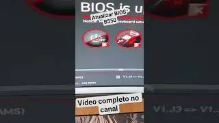 Atualiza&ccedil;&atilde;o de BIOS B550 Gaming Plus #msi #gaming #atualiza&ccedil;&atilde;o #pc #games V&iacute;deo completo no canal