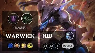 Warwick Mid vs Talon - EUW Master Patch 9.24