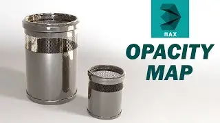 3DS Max Opacity Map - Dustbin Modeling Tutorial