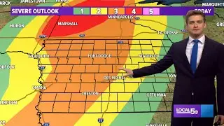 Iowa Weather Forecast: Scattered strong to severe storms likely this evening