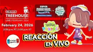 &iexcl;Reacci&oacute;n al NINTENDO TREEHOUSE LIVE! | Gameplay de Pok&eacute;mon POKOPIA y Mario Wonder