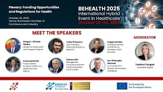 BEHEALTH 2025 - Opening & Plenary: Funding Opportunities and Regulations for Health