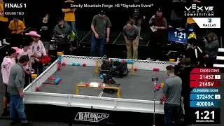 Smoky Mountain Forge : Finals - Final #1-1 - 2145Z & 2145V vs 57249C & 40000A - Auton + Driver