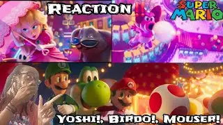 Yoshi, Birdo, Mouser!!! | Super Mario Galaxy Movie Direct - Reaction