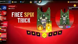 FREE FIRE NEW STEP UP EVENT | SCATTERING CROWS ARRIVAL ANIMATION | FREE SPIN 1 😀