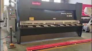 High Quality E21S Controller HG -6X3200 Guillotine Shearing Machine for Steel Plate cutting