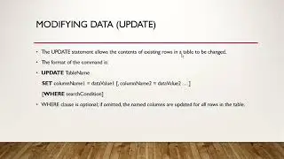DML (insert, update, delete) , TCL (rollback, commit) in Sql