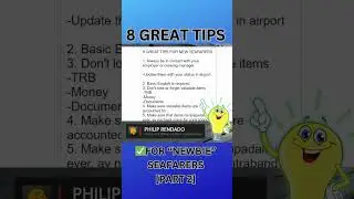8 GREAT TIPS FOR NEW SEAFARERS [PART 2]