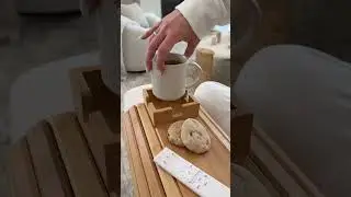 Couch Cup Holder, Couch Drink Holder, Natural Bamboo Sofa Cup Holder Armrest Tray