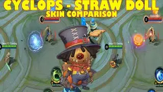 CYCLOPS STRAW DOLL VS CYCLOPS MASTER YODA SKIN COMPARISON