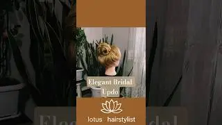 This Elegant Bridal Updo Never Goes Out of Style #shorts