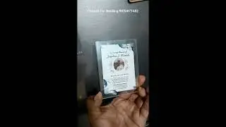 Transparent Acrylic Frame For Fridge Use As Magnet #fridgemagnet #amazingarts #art #magnet #gifts