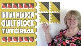 Quilting Blocks: Indian Meadow/Waves of the Sea Quilt Block Tutorial
