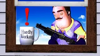 Hiding from the NEIGHBOR as a PROP! (Gmod)