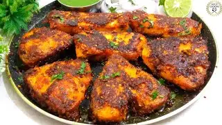Instant Tawa Fish Fry Recipe|Juicy Masala Katla Fry|10MIN Best Street Style Spicy Fish Fry Recipe