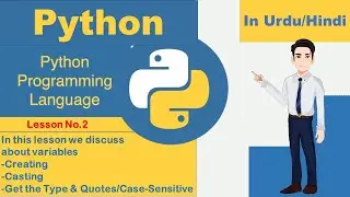 Learn Python Basic in Urdu || Variables||Lessno No.2 || Chrome Educatoin