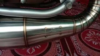 Test sound knalpot original Aitech Stainless Ninja R (Type Standar/Harian)