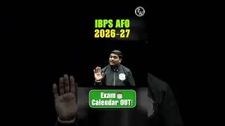 IBPS AFO 2026 Exam Calendar OUT! #Shorts #PW #IBPSAFO2026 #AgricultureWallah