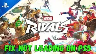 How To Fix Marvel Rivals Stuck on Loading Screen Error On PS5 | #marvelrivals