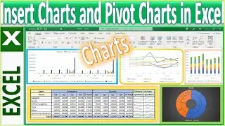 How to insert Charts and Pivot Charts in Excel | Tech Knowledge Tutor