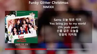 NMIXX (엔믹스) - Funky Glitter Christmas 🎄 가사/Lyrics