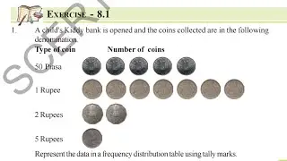 Class 6 | Maths | Chapter -8 | Data Handling |  Exercise -8.1 Full Solutions | Telangana State Board