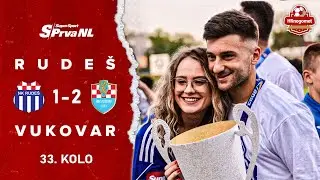 Sažetak: NK Rudeš 1-2 HNK Vukovar 1991 (33. kolo SuperSport 1. NL)