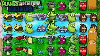 Plants vs Zombies Aceituna Multiverso Widescreen | Girl Gatling Pea, Cherry Pea & More | Download