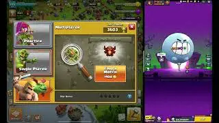 Playing Clash of Clans and Brawl Stars in split screen on Redmi Pad
