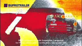 Supro Customized Hydraulic Modular Trailer for European Market