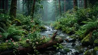 Sound River for Sleep and Relief Stress with Calm River Ambience for Bedtime