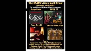 Tony Correlli - On The MARR Army Rock Show 3-13-18