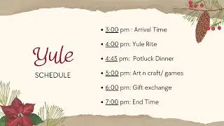 Yule Gathering Information
